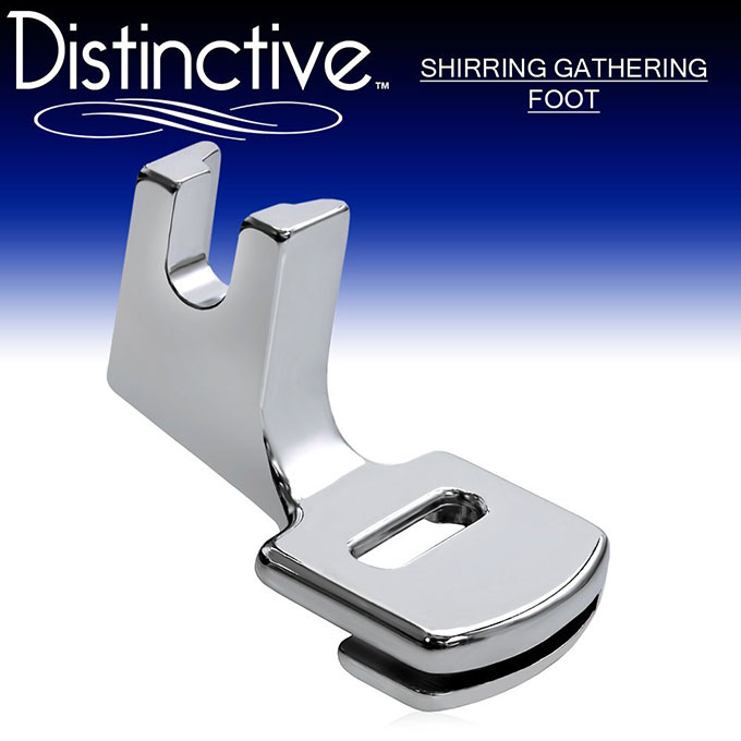 Distinctive Shirring Gathering Sewing Machine Presser Foot w/ Free Shipping