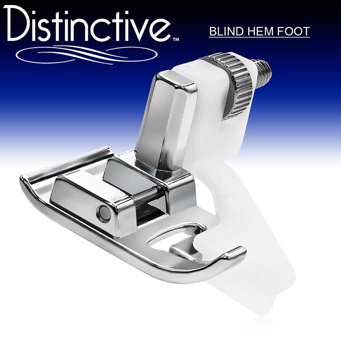 Distinctive Blind Hem Sewing Machine Presser Foot w/ Free Shipping
